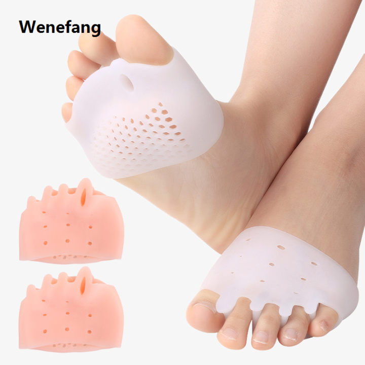 Wenefang%201pair%20Silicone%20Forefoot%20Pads%20Gel%20Insoles%20Toe%20Separator%20Cushion%20Pad%20Bargain%20price%20Pain%20Relief%20Shoes%20Insoles%20Finger%20Toe%20Valgus%20Corrector%20Gel%20Pad%20-%20Image%202