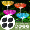 NAMUNY 4PCS Solar Lantern Top LED Panel Lantern Lid Lights Replacement for Outdoor Flower DIY Solar Flower Lights Garden Patio. 