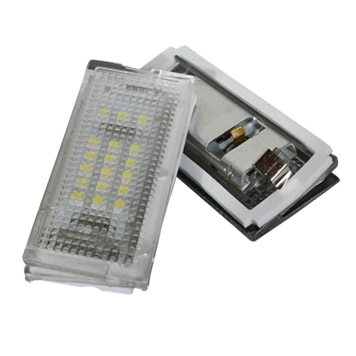 OYPFXMI%202x%2018%20LED%20Number%20License%20Plate%20Light%20Lamp%20For%20E46%204DR%20Sedan%20325i%20328i%2099-03%20-%20Image%204