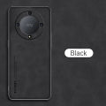 For Honor X9a Leather Magnetic Case Luxury Business Sheepskin Silicone Mobile Phone Casing For HonorX9a Men Boy Girl Lambskin Frame Protect Soft TPU Back Cover. 