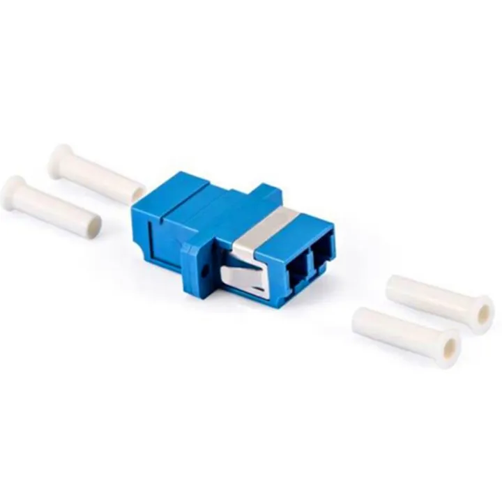 LC%20Fiber%20Optic%20Adapter%20-%20LC%20to%20LC%20Duplex%20Singlemode%20Coupler%20-%205%20Pack%20-%20Blue%20-%20Image%204