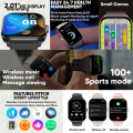 Wenefang 2024 New For Huawei Xiaomi Smart Watch Men Women 2.01-Inch HD AMOLED Luxury Full Touch Screen IP67 Waterproof Bluetooth Call SmartWatch. 