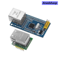 Anedshaop USR-ES1 W5500 SPI to LAN Ethernet Network Module Converter TCP men>men IP 51/STM32 SPI Interface W5100 For Arduino Internet of Things. 