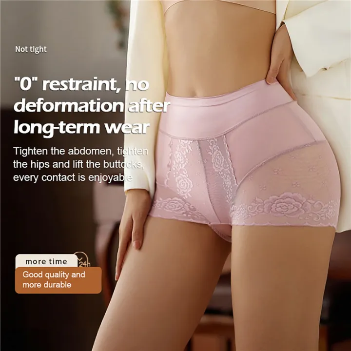 Special%20Offer%20Women%20Mid%20Waist%20Control%20Panties%20Seamless%20Shapewear%20Briefs%20With%20Lace%20Slimming%20Shorts%20Flat%20Belly%20Shaping%20Postpartum%20Underwear%20-%20Image%205