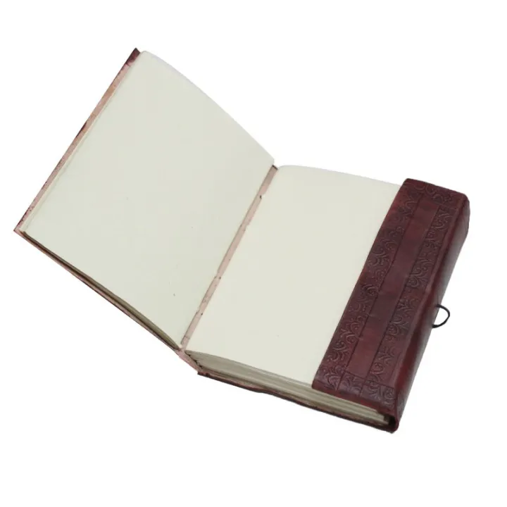 Leather%20Notebook%20With%20Embossed%20Dragon%20Design%20Dark%20Brown%20Color%207%20Inch%20by%205%20Inch%20-%20Image%205