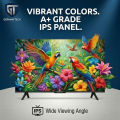 German Tech 32 Inch Smart TV (GT32BT109HD) Voice Command | Latest Android 14 | A+ Grade IPS Panel German Technology | Bezel-less Frameless Design | 24W Monster Sound - HD 1366x768 | 3 Years Warranty | 32inch Smart Android Television | Nova Hub. 