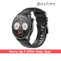 Ultima Watch Circle 2.0 Smartwatch: In-build ChatGPT, 3ATM Waterproof, 1.43 TRU AMOLED Display, 2.5D Curved Glass, 100+ Sports Modes, BT Calling, Super Slim with Premium Zinc Alloy Frame Smart Watch. 