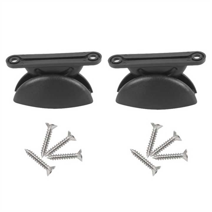 RV Anti-Collision Door Fixing Buckle Replacement Spare Parts Hatch Stopper, Half Round Accessory,for Camping Caravan, Trailer, Cabin