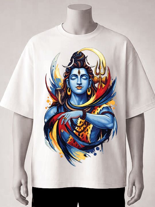 Lord%20Shiva%20Meditating%20Printed%20Graphic%20T-Shirt-blue,%20Black,%20white%20-%20Image%202