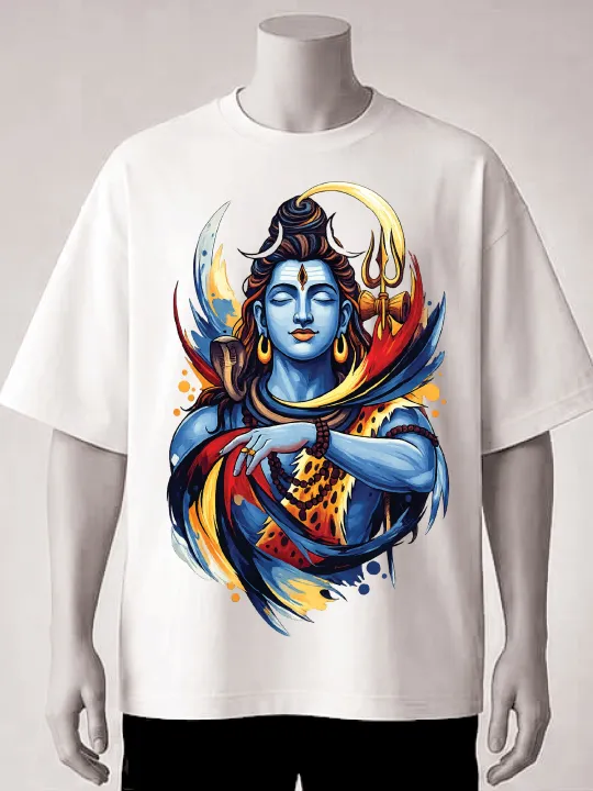 Lord%20Shiva%20Meditating%20Printed%20Graphic%20T-Shirt-blue,%20Black,%20white%20-%20Image%202