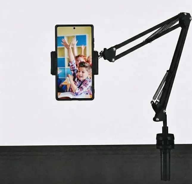 Adjustable%20Cantilever%20Tablet%20&%20Mobile%20Stand%20with%20360%C2%B0%20Rotation%20%7C%20Universal%20Desk%20Clamp%20Holder%20for%20Phone,%20iPad%20&%20Tablet%20-%20Image%202