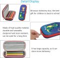Storage 3D Dino Pen Case Pencil Box Stationery Organizer for Kids School Supplies Cat Dinosaur. 