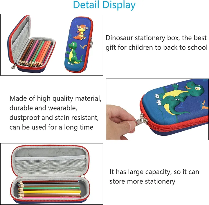 Storage%203D%20Dino%20Pen%20Case%20Pencil%20Box%20Stationery%20Organizer%20for%20Kids%20School%20Supplies%20Cat%20Dinosaur%20-%20Image%204