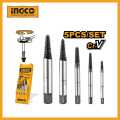 Ingco Brand New Cr-V 5 Pcs Screw Extractor Set ASE008. 