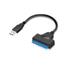 USB 2.0 to SATA Adapter Converter Cable 22Pin Drive Free 2.5" SATA HDD SSD for Laptop. 