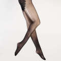 Spring Summer Autumn 5D Thin Any Cut Stockings Women Lace Reinforced Anti-Slip Bikini Pantyhose. 