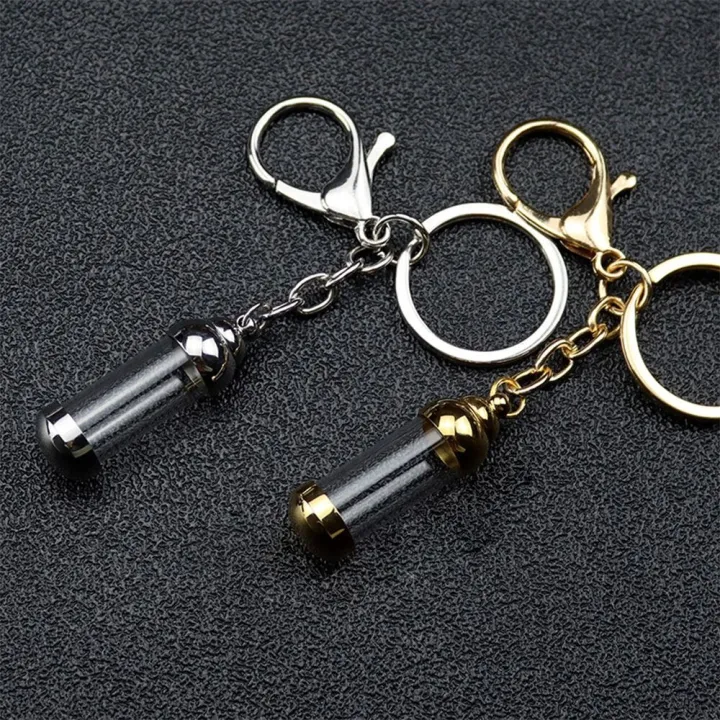 NEW%20Cylinder%20Glass%20Vial%20Keychain%20for%20Ash%20Sand%20Steel%20Wishing%20Bottle%20Pendant%20Keepsake%20Openable%20Screw%20Cap%20Perfume%20Jars%20-%20Image%206
