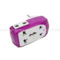 Purple/White 16A Socket Adaptor. 