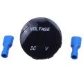 5V-25V DC Voltmeter LED Digital Display Panel Mounted Round Waterproof Car Motorcycle Car. 