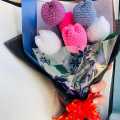 Tulip Handmade Flower Bouquet Gift. 
