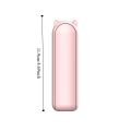 Powerful Rechargeable Portable Mini Handheld Fan Adjustable 3 Speed Folding Cooling Hand Fan Cute 2000mAh Small Pocket Fan Outdoor. 