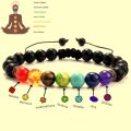 Unisex Seven Chakra Bracelet by Treasure Box Nepal. 