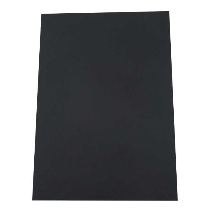 Color Paper A4 Size for Art and Craft Purpose Color Black (50 Pcs Pkt ...