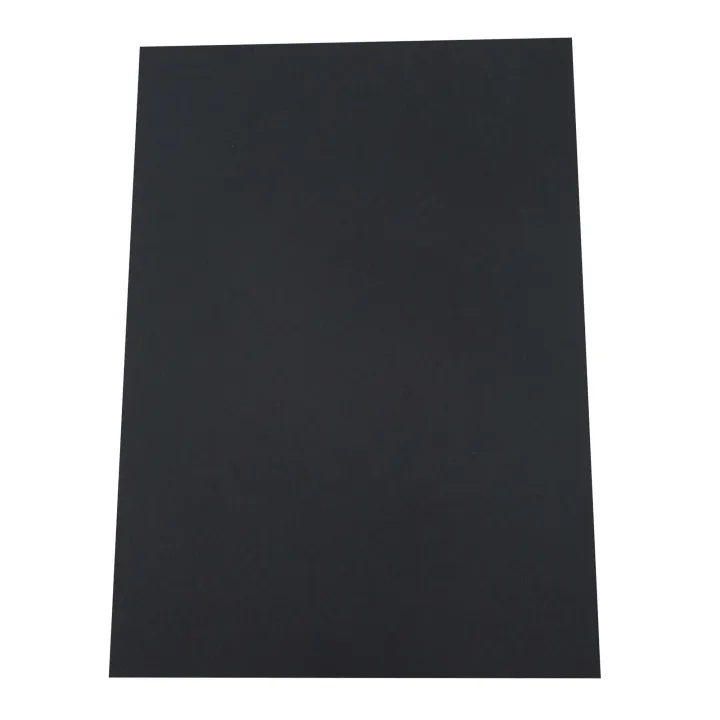 Color Paper A4 Size for Art and Craft Purpose Color Black (50 Pcs Pkt ...
