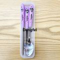 Room cutlery hacco namoromi Ciny Kuro gull Hell Denfei promotion Sanrio Kittll Luxury pac travel portable cutlery set fork spoon student cutlery set kitchen. 