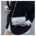 Women’s PU Leather Handbag 2607 | Stylish Ladies Shoulder & Crossbody Bag with Chain Strap & Pendant | Party Casual Mini Bag for women. 