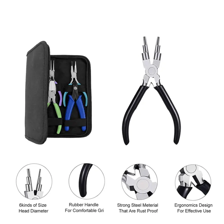 JAERBEE%20Jewelry%20Pliers,%2016Pcs%20Jewelry%20Making%20Pliers%20Tools,%20Jewelry%20Making%20Pliers%20Tools,%20for%20Jewelry%20Repair,%20Wire%20Wrapping%20-%20Image%207