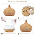 Tuya WiFi Humidifier Essential Aroma Oil Diffuser Smart Home 400ml Air Humidifier Mist Maker for EU Plug. 
