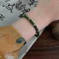 【Top Picks】New Chinese Style Bamboo Bracelet Women's Antique Personalized Stitching Bracelet Men's Niche Design Vintage All-match Bracelet Accessories Trendy. 