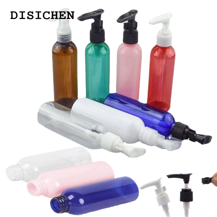 DISICHEN%20Fashion%205Pcs%20Empty%2030/50/100/150ml%20Plastic%20PET%20Pump%20Dispenser%20Transparent%20Bottles%20Refillable%20Containers%20For%20Lotion%20Massage%20Oils%20Shampoo%20-%20Image%203