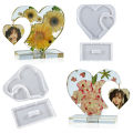 Large Photo Frame Resin Molds, Heart Shape Silicone Molds for Epoxy Resin, DIY Podazz. 