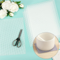 20 Sheets Plastic Canvas, 13x10.2Inch 7CT Transparent Plastic Mesh Canvas Sheets for Embroidery Mesh Sheets Easy Install. 