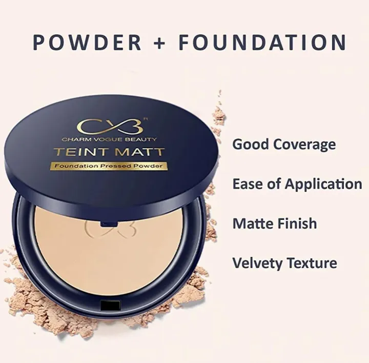 CVB%202%20in%201%20Teint%20Matt%20Foundation%20Pressed%20Compact%20Powder%20for%20Buildable%20Full%20Coverage%20&%20Matte%20Finish%2010g%20-%20Image%203