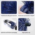 1PC New Long Soft Handle Car Wheel Brush Blue Microfiber Brush Multifunction Cleaning Brush Washing Tool Rim Hub Brush. 