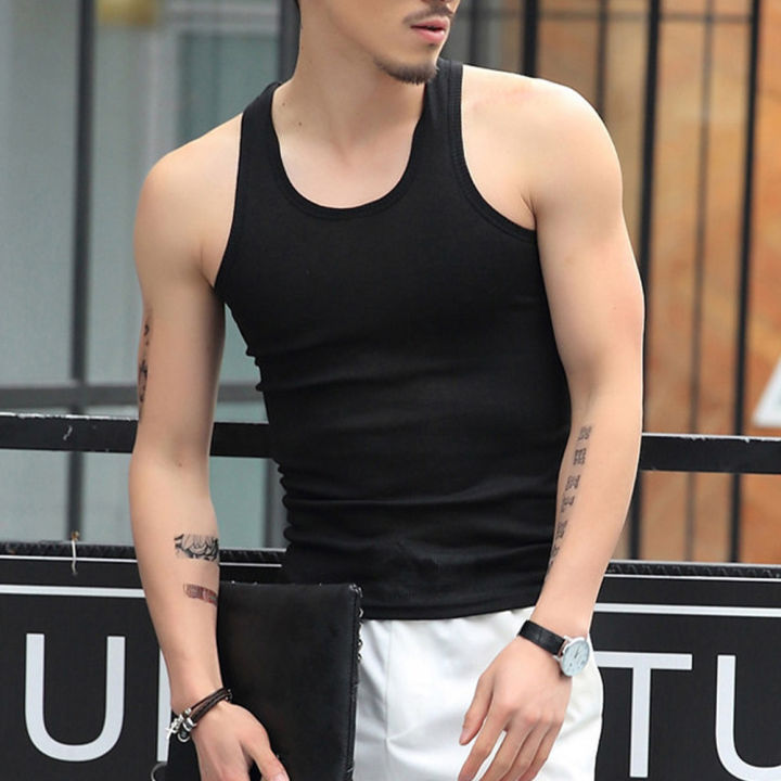 Amul%20Macho%20Derby%20Black%20Cotton%20Vest%20For%20Men%20-%20Image%204