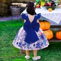 Baby Girl Princess Dress For Kids Wedding Clothes Big Bow Party Birthday Children Ball Gown. 