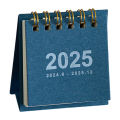 Penasfe Triangular Folding Desk Calendar 2025 Mini Desk Calendar Daily Planner for Home Office School Decor Buyers' Favorite Time Management. 