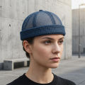 Trendygirl Adjustable Mesh Hat 1 or 2 Pcs Men’s Breathable Mesh Cap Adjustable Brimless Hat Lightweight Foldable Hip-hop Style Outdoor Summer. 