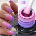 Art varnish soaking semi-change temperature manicure nail polish hot 7 ml ACROSSMEET gel 3 layers of ultraviolet gel permanent nails. 