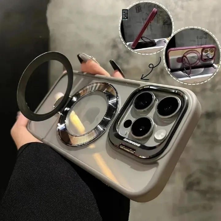 Double%20Metal%20Stand%20All%20iphone%2011%2012%2013%2014%2015%2016%2017%20Pro%20,%20Max%20&%20Plus%20Series%20Luxury%20Case%20With%20Camera%20Lens%20protector%20HD%20Clear%20Transparent%20Cover%20Case%20Non%20Yellowing%20-%20Double%20Stand%20Case%20-%20Image%204