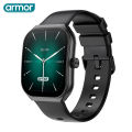 Armor Arc Smart Watch 1.96" Arc AMOLED Display, Bluetooth Calling, Always-On Display, 1 ATM Water Resistant, Wireless Charging - Free Extra Strap. 