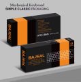 Bajeal G101 Tritium 60 Percent Rainbow RGB Gaming Mechanical Keyboard Blue Switch Detachable Wire - 61 Keys. 