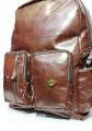 Coffee Color Flap Leather Backpack Casual College School Backpack Bag For Men - Fashion | Bags | Schools For Boys. 