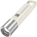 New LED White Laser Bright Light Flashlight Multi-function Digital Display Flashlight COB Large Flood Working Side Light. 