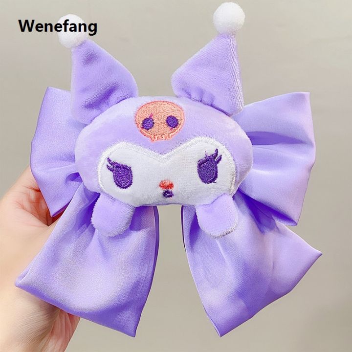 Wenefang%20Sanrio%20Hair%20Accessories%20Kuromi%20Cinnamoroll%20My%20Melody%20Kawaii%20Profesional%20Girls%20Hair%20Clip%20Hairpin%20Anime%20Figure%20Curled%20Girl%20Gift%20-%20Image%203