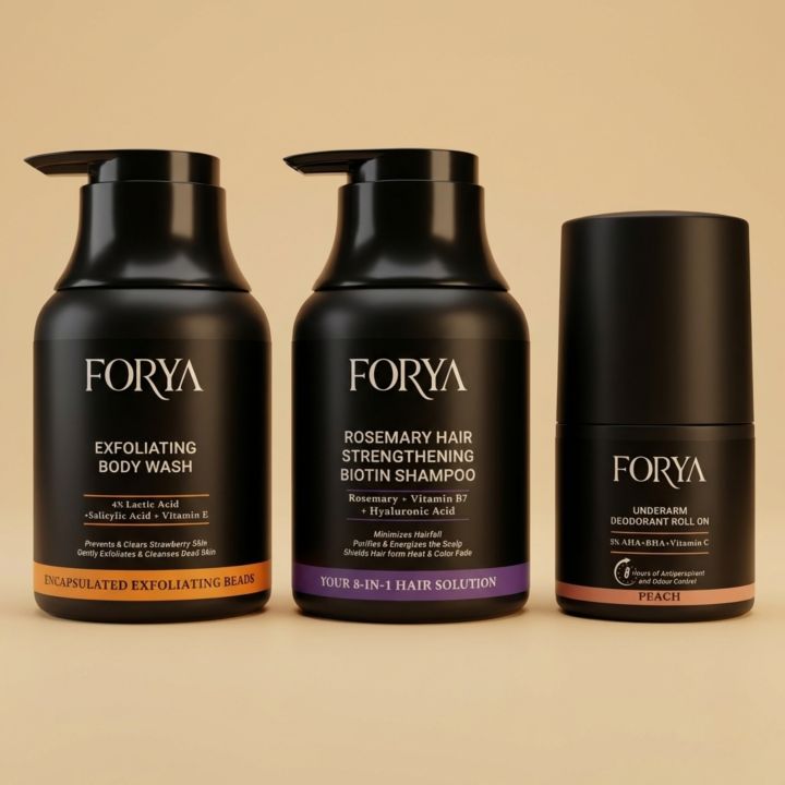 FORYA – SUMMER FRESH SET (Shampoo 200ml + Exfoliating Body Wash 250ml ...